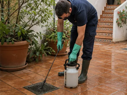 Fotografía editorial exclusiva de plagas-valencia.com para un contexto de inspección; no representa la sede, el equipo ni un trabajo de Biosval