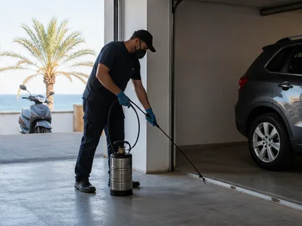 Fotografía editorial exclusiva de plagas-valencia.com para un contexto de inspección; no representa la sede, el equipo ni un trabajo de Ecolim